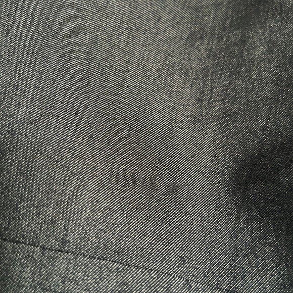 Dressy polished denim look dark navy shorts - Picture 3 of 5